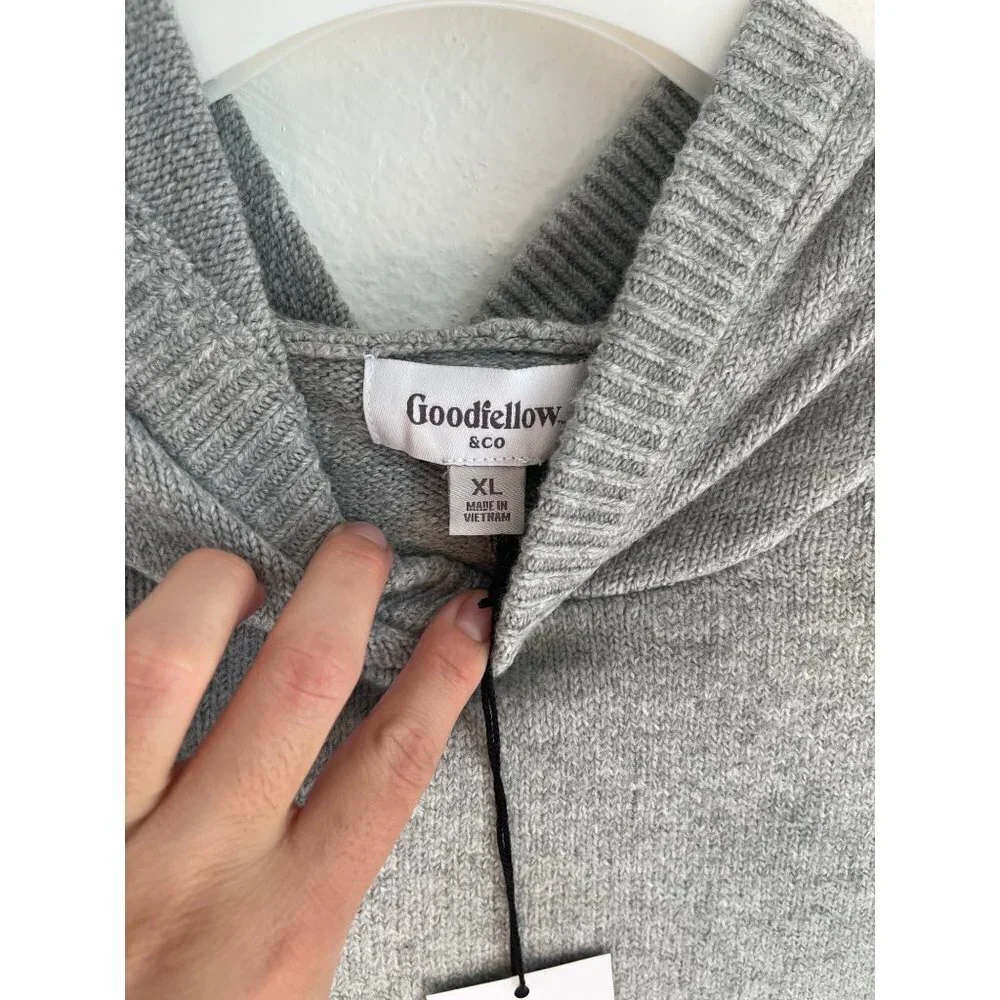 NWT Goodfellow & Co Mens Gray Hoodie Sz M